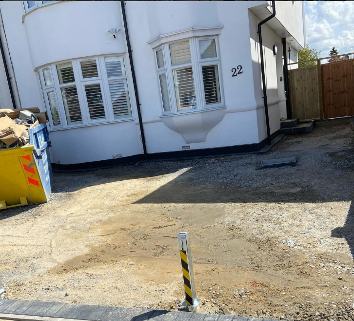 Before landscaping