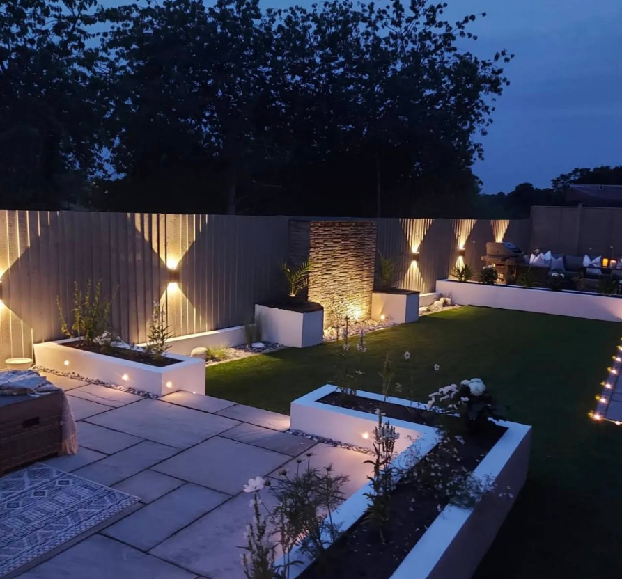 Evening Garden Lighting, Dartford