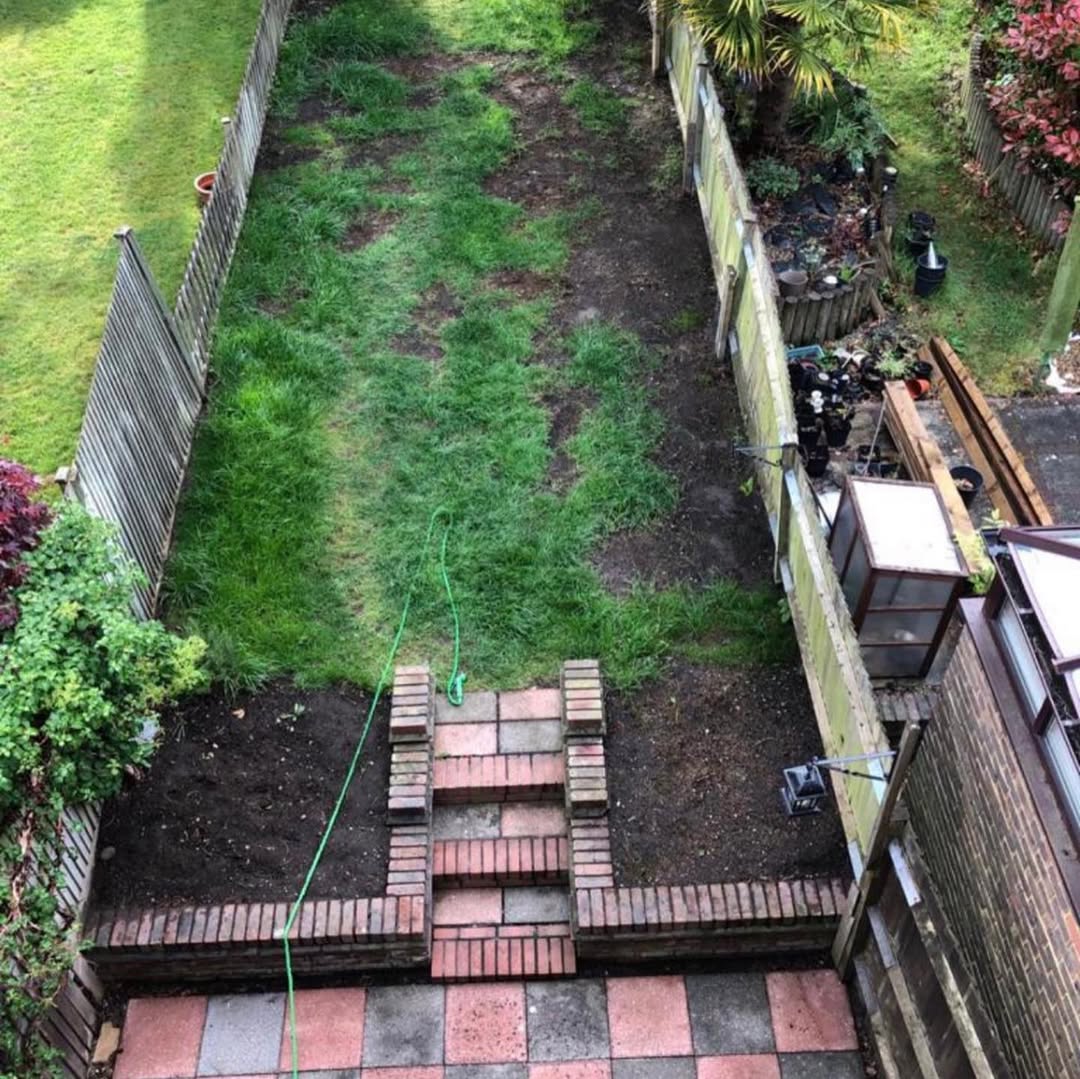 Before landscaping