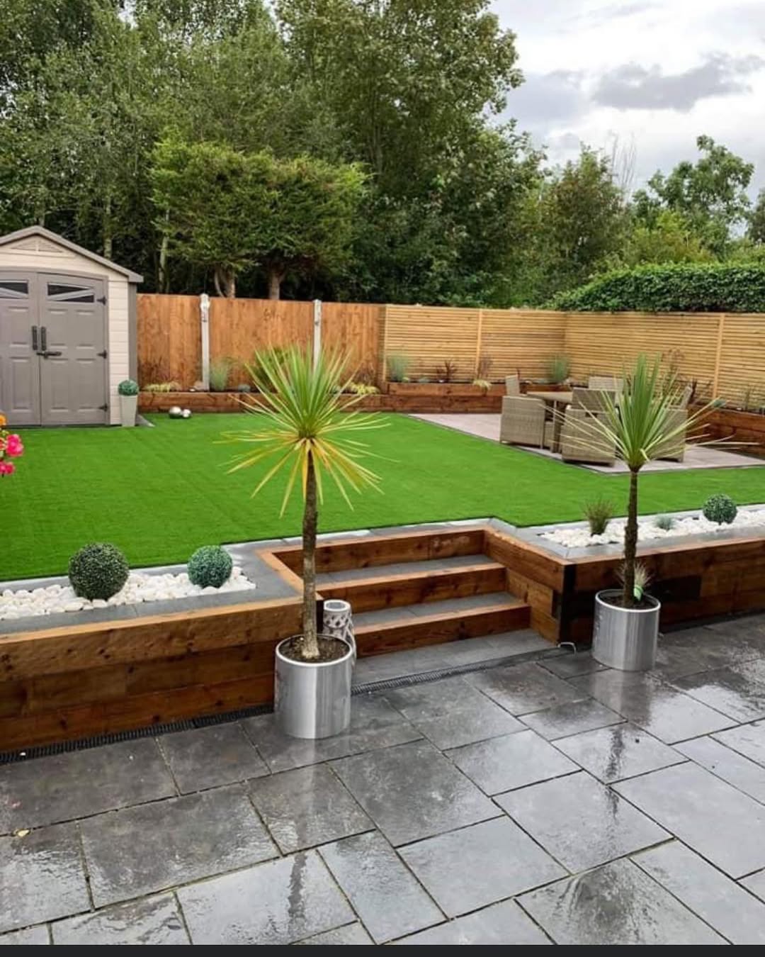 Artificial Lawn & Sleepers, Woolwich