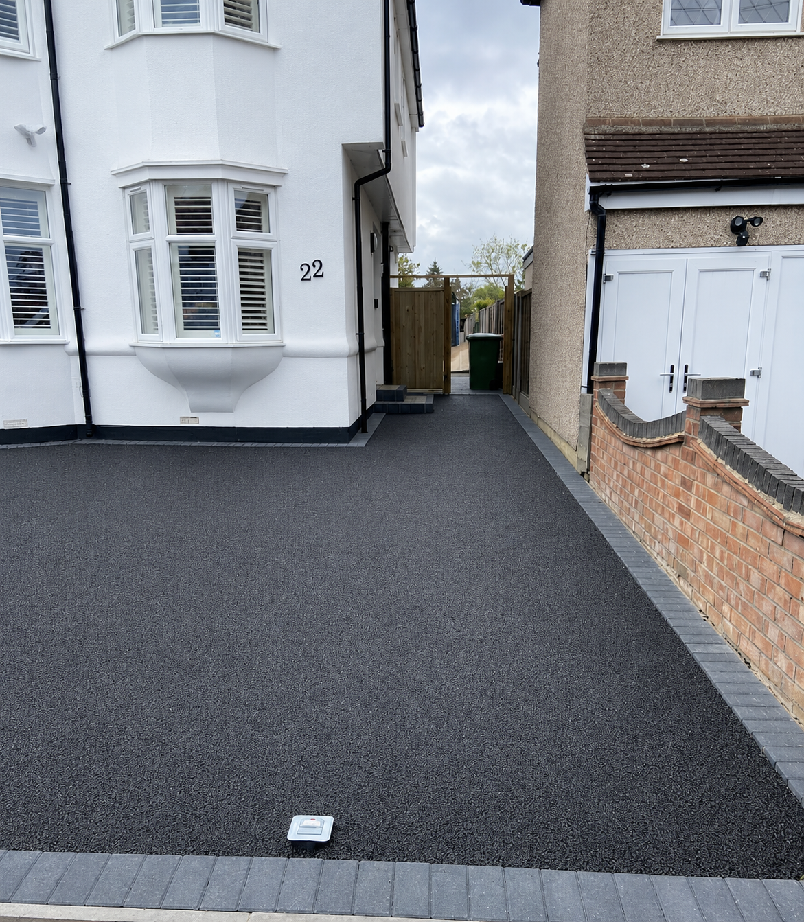After landscaping